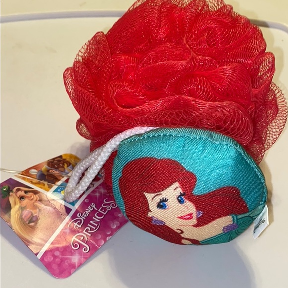 Disney Other - New Ariel The Little Mermaid Bath Pouf Sponge